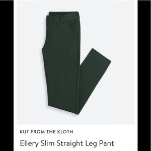 Kut From The Cloth ~ Ellery Slim Straight Leg Pant/Trouser